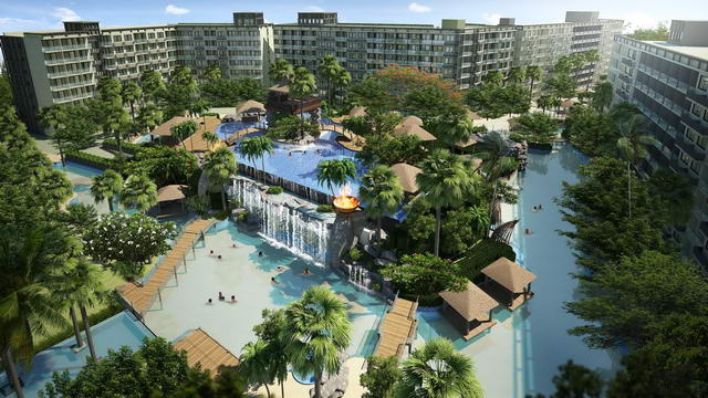 Jomtien, The Maldives Laguna Beach Resort 3 Condo zum Verkauf 2.29 M. THB