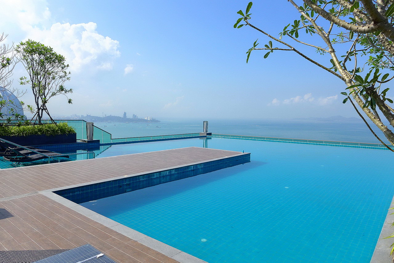 Wong Amat Tower Condo, Absolute Strandlage, Condo zu verkaufen 5.499 M. THB