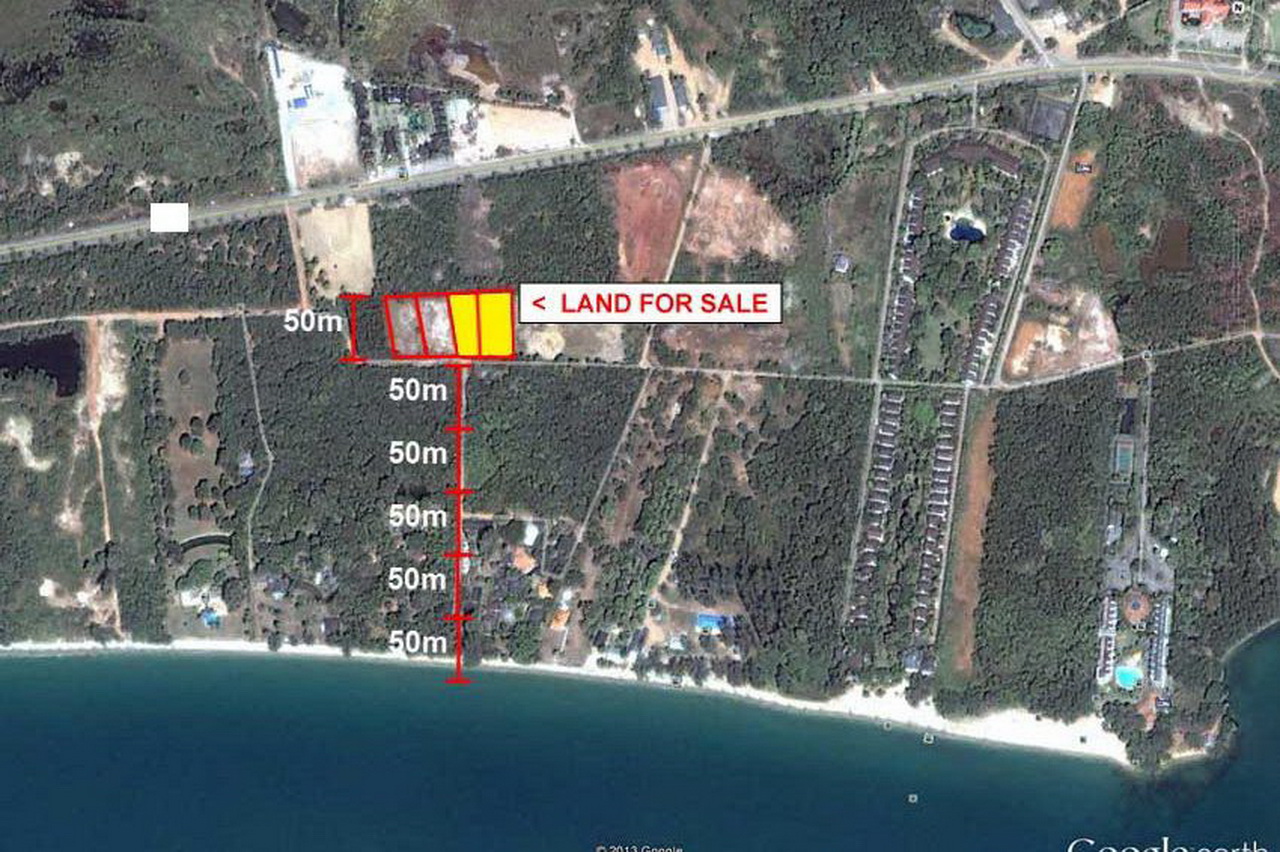 Rayong, Laem Mae Grundstücke in Strandnähe zu verkaufen 5.954 M. THB