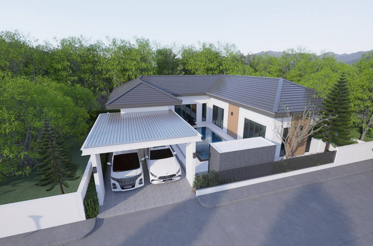 Huay Yai New Garden Ville 8 Pool Villa Verkauf 6.74 M. THB