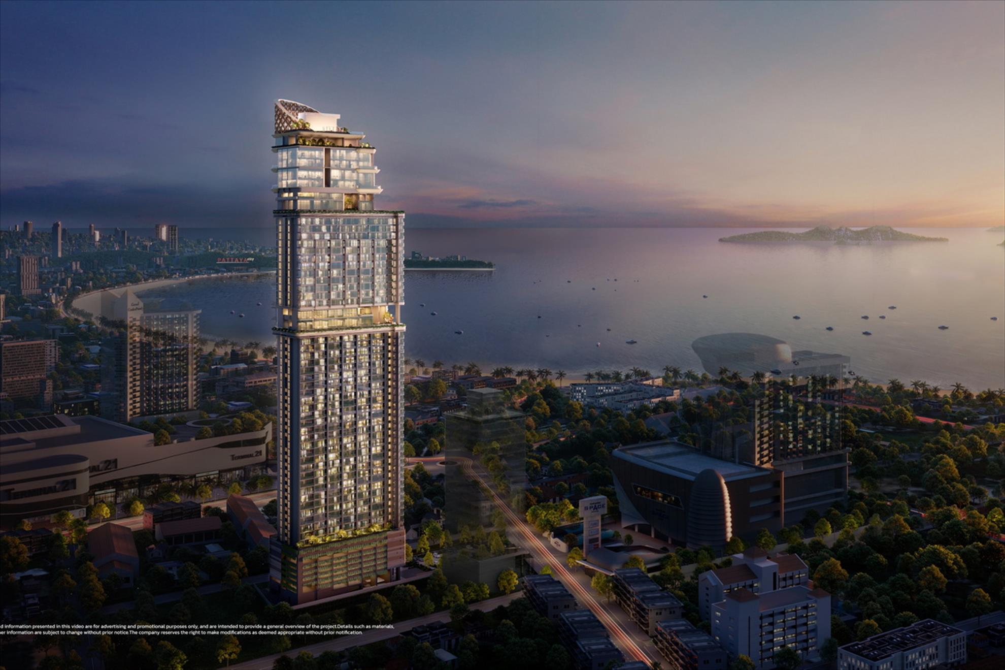 Nord-Pattaya, Neue Once Wongamat Eigentumswohnung 6.54 M. THB