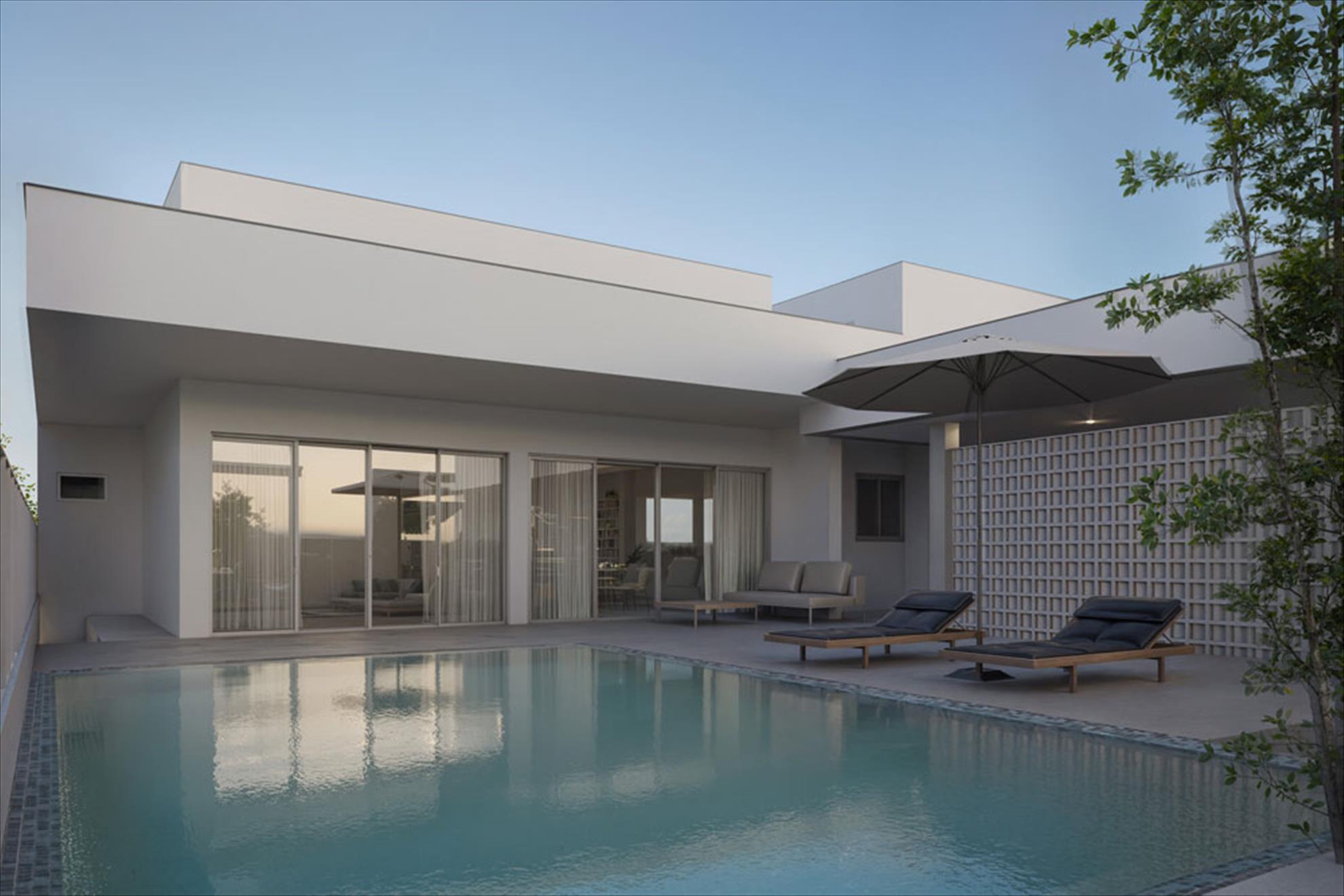 Ost-Pattaya, New Zensiri Lakeside, Luxus-Poolvillen zu verkaufen 12.799 M. THB